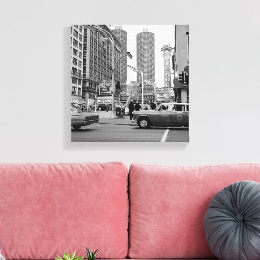 Chicago Staat Street 7. Mai 1967 James Bond Leinwanddruck (Insitu (Wohnzimmer))