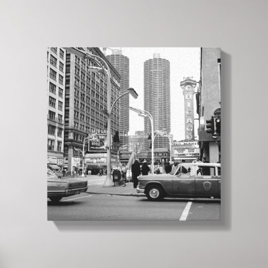 Chicago Staat Street 7. Mai 1967 James Bond Leinwanddruck (Vorderseite)