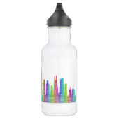 Chicago-Stadt-Skyline Trinkflasche (Rechts)