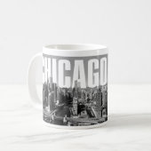 Chicago-Stadtbild Kaffeetasse (Vorderseite Links)