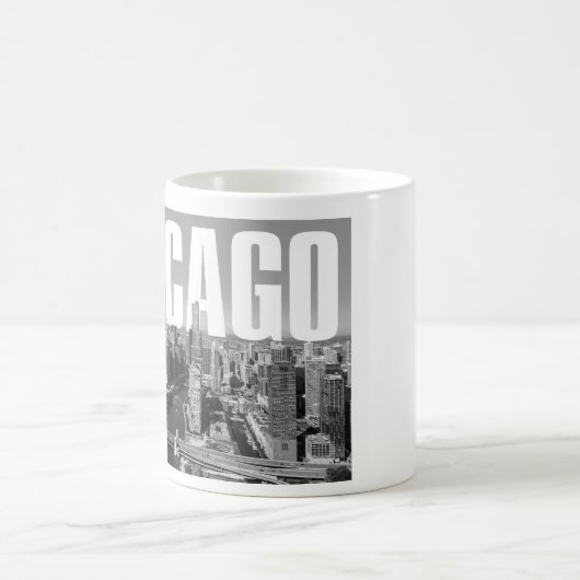 Chicago-Stadtbild Kaffeetasse (Mittel)