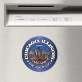 Chicago (Städte) Magnet (In Situ (Geschirrspüler))