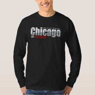 Chicago-Stadtflagge Downtown-Skyline Chicago 3 T-Shirt