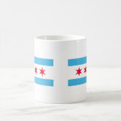 Chicago-Stadtflagge-Kaffeetasse Kaffeetasse (Mittel)