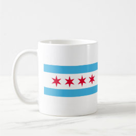 Chicago-Stadtflagge-Kaffeetasse Kaffeetasse