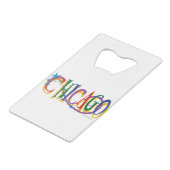 Chicago Stars Geldbeutel Flaschenöffner (Rückseite Schrägansicht)