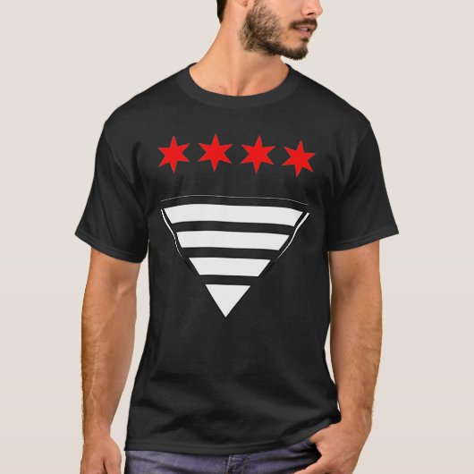Chicago Stars Party Zone 103.1 FM Logo T-Shirt (Vorderseite)