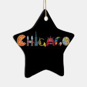 Chicago-Stern-Verzierung Keramikornament (Rechts)