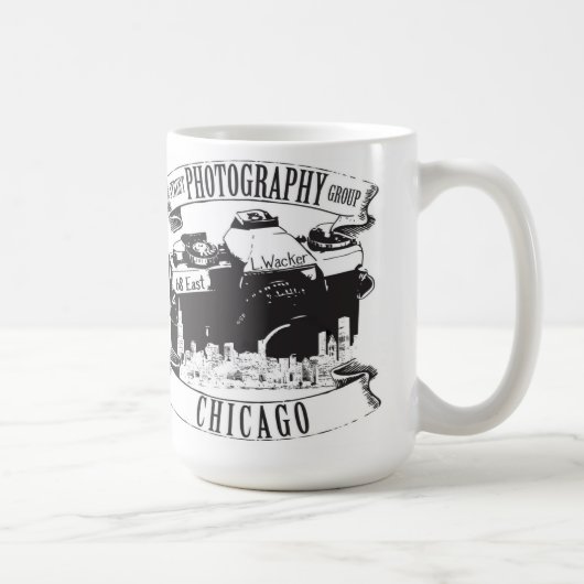 Chicago-Straßen-Fotografie-Gruppen-klassische Kaffeetasse (Rechts)
