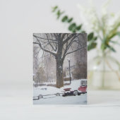 Chicago Street an einem Wintertag - Postkarte (Stehend Vorderseite)