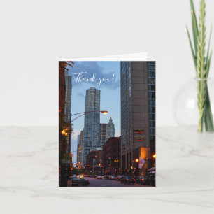 Chicago Street Scene Danke Card