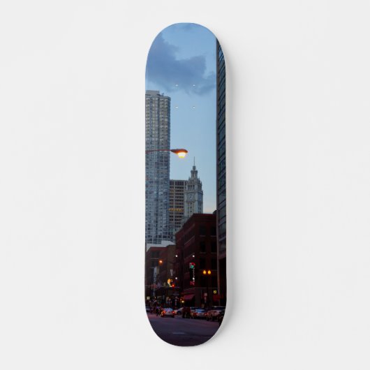 Chicago Street Scene Skateboard (Vorne)