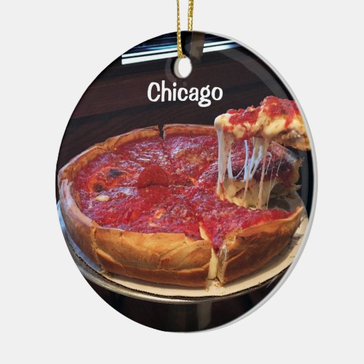 Chicago Style Deep Dish 2-seitige Ornamente (Links)
