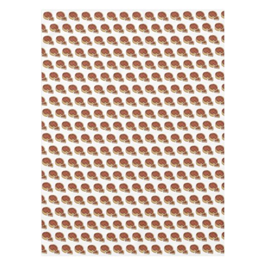 Chicago Style Deep Dish Pepperoni Pizza Feinschmec Tischdecke (Vorderseite)