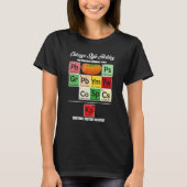 Chicago Style Hot Dog Periodic Dinner Table of Ele T-Shirt (Vorderseite)