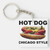 Chicago Style Hot Dog Schlüsselanhänger (Vorderseite)