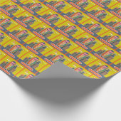 Chicago-Style Hotdog Geschenkpapier (Ecke)