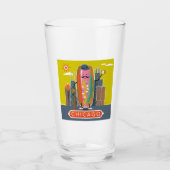 Chicago-Style Hotdog Glas (Vorderseite)