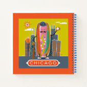 Chicago-Style Hotdog Notizblock (Rückseite)