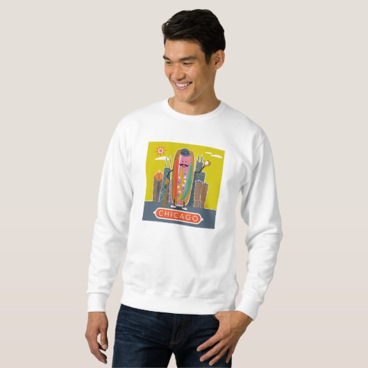 Chicago-Style Hotdog Sweatshirt (Vorne ganz)