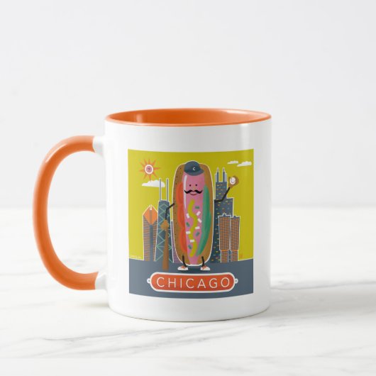 Chicago-Style Hotdog Tasse (Links)