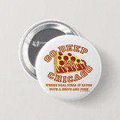 Chicago Style Pizza Button (Vorne & Hinten)