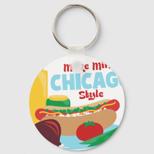 Chicago Style Schlüsselanhänger