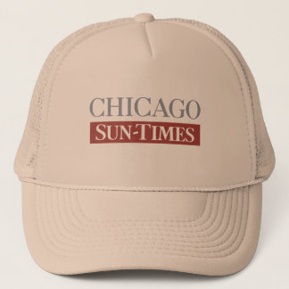Chicago Sun-Times-Logo-Fernlastfahrer-Hut Truckerkappe