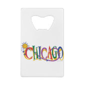 Chicago Sun und Stars Geldbeutel Flaschenöffner (Rückseite)