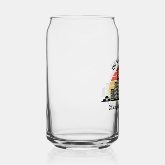 Chicago Sunset Customized Trip Souvenir Dosenglas (Rechts)