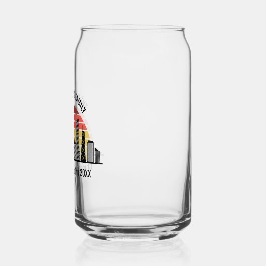 Chicago Sunset Customized Trip Souvenir Dosenglas (Links)