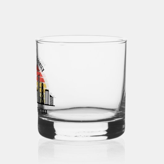 Chicago Sunset Customized Trip Souvenir Whiskyglas (Links)