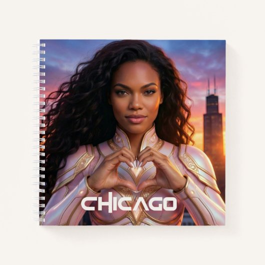 CHICAGO - SUPER WOMAN NOTIZBLOCK (Vorderseite)
