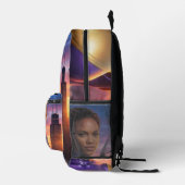 CHICAGO - SUPERHELD BEDRUCKTER RUCKSACK (Rechts)