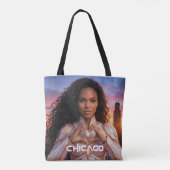CHICAGO - SUPERHELD TASCHE (Rückseite)
