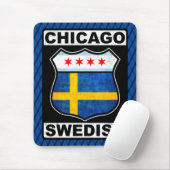 Chicago Swedish American Mousemat Mousepad (Mit Mouse)