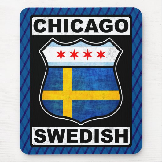 Chicago Swedish American Mousemat Mousepad (Vorne)