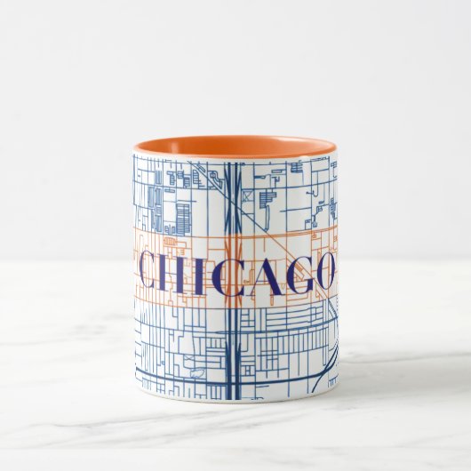 CHICAGO Tasse Geschenk (Zentrum)