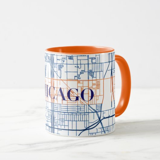 CHICAGO Tasse Geschenk (VorderseiteRechts)