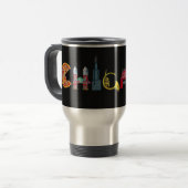 Chicago-Tasse Reisebecher (Vorderseite Links)