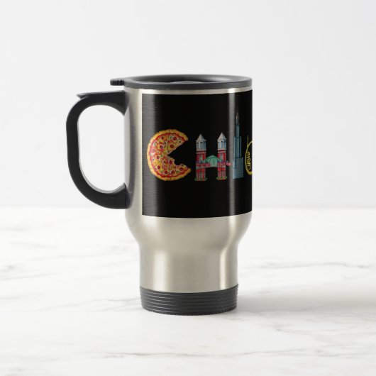 Chicago-Tasse Reisebecher (Links)