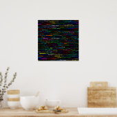 Chicago Text Design I Poster (Küche)