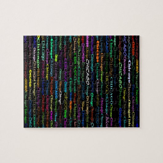 Chicago Text Design I Puzzle (Horizontal)