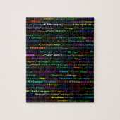 Chicago Text Design I Puzzle (Vertikal)