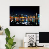 CHICAGO - THE WINDY CITY POSTER (Heimbüro)