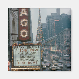 Chicago Theater 1967 Weihnachten auf der State Str Magnet