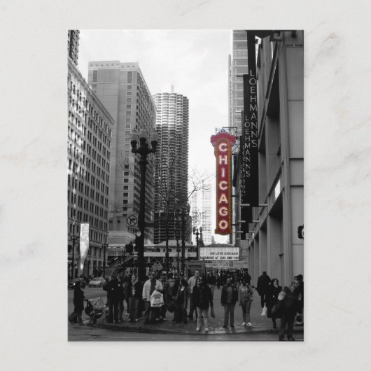 Chicago Theater Postcard Postkarte (Vorderseite)