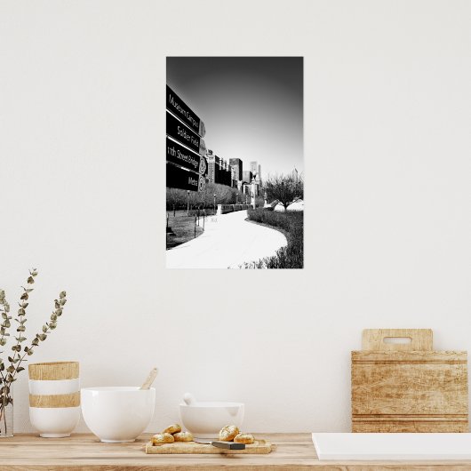 Chicago This way Poster / Wall Art (Küche)