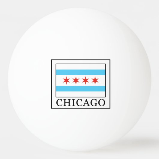 Chicago Tischtennisball (Vorderseite)