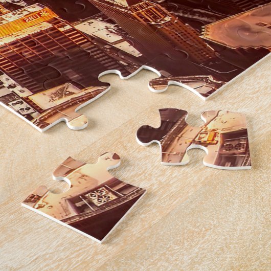 Chicago Town Michigan. Puzzle (Seite)